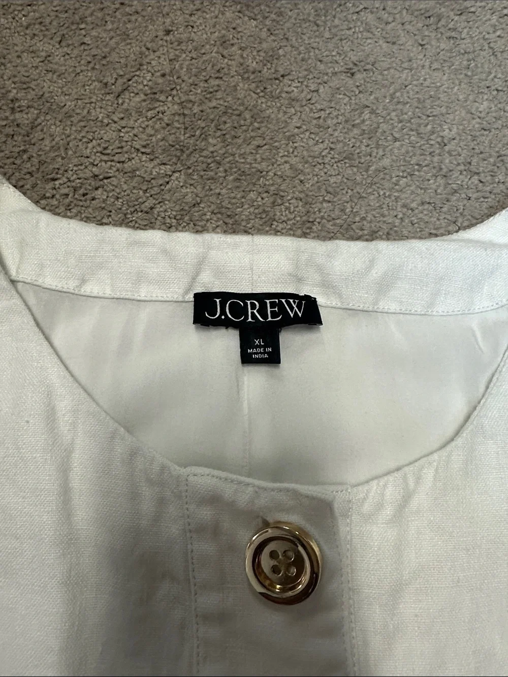 J. Crew straight linen